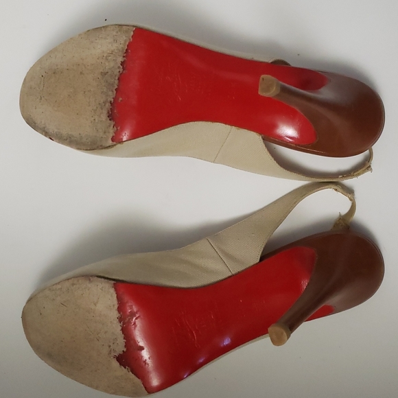 Christian Louboutin Sling Backs Heels - Picture 6 of 13
